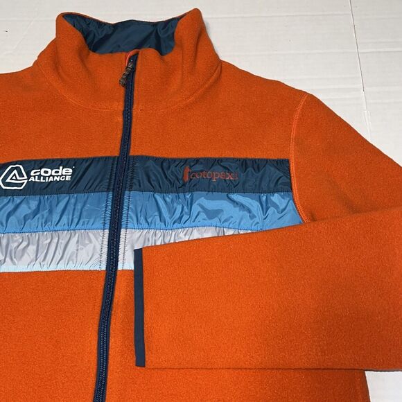 Cotopaxi Men's Teca Fleece Full-Zip Jacket Orange Color Size L Large Multicolor - Picture 2 of 7